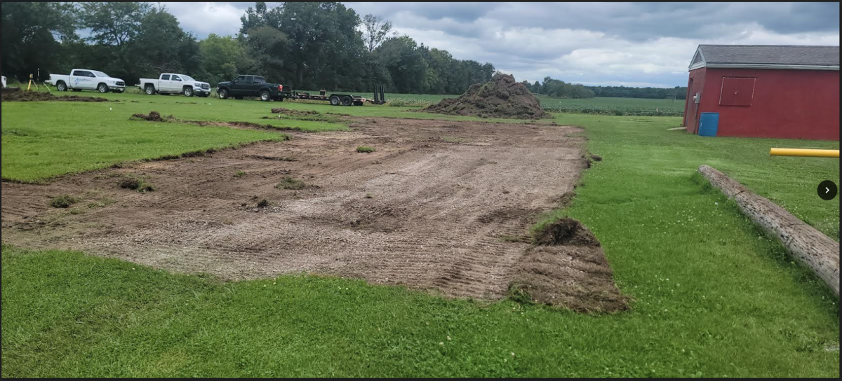 Excavation begins for the new playground