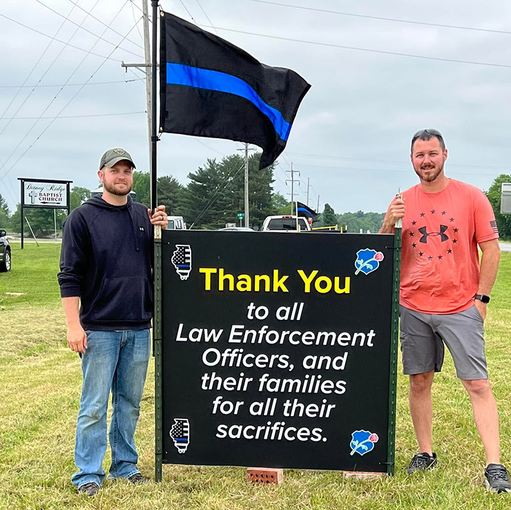 Police Chief Duston Dale & White County Sheriff Jordan Weiss