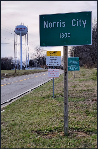 Norris City Water tower